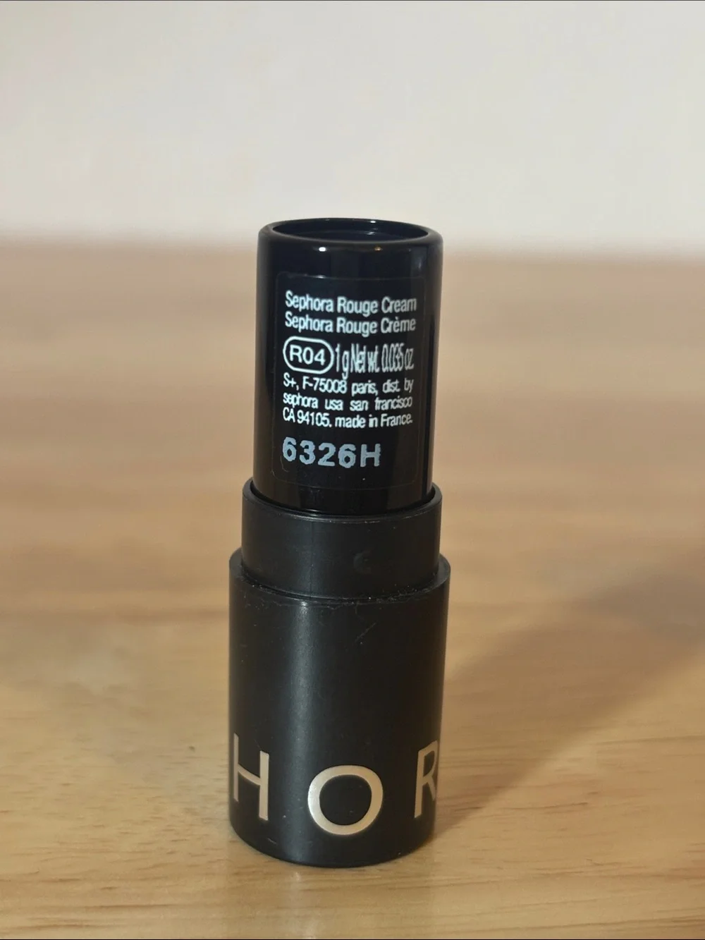 Sephora Rouge Cream Lipstick in shade R04 Red, Mini Size